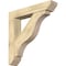 Ekena Millwork Funston Slat Rough Sawn Bracket w/ Offset Brace, Douglas Fir, 8"W x 42"D x 42"H BKT0806X42X42FST06RDF - alternate 1